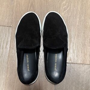 Jenni Kayne Black Suede Slip-Ons